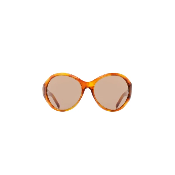 Magda Butrym Big round sunglasses in amber