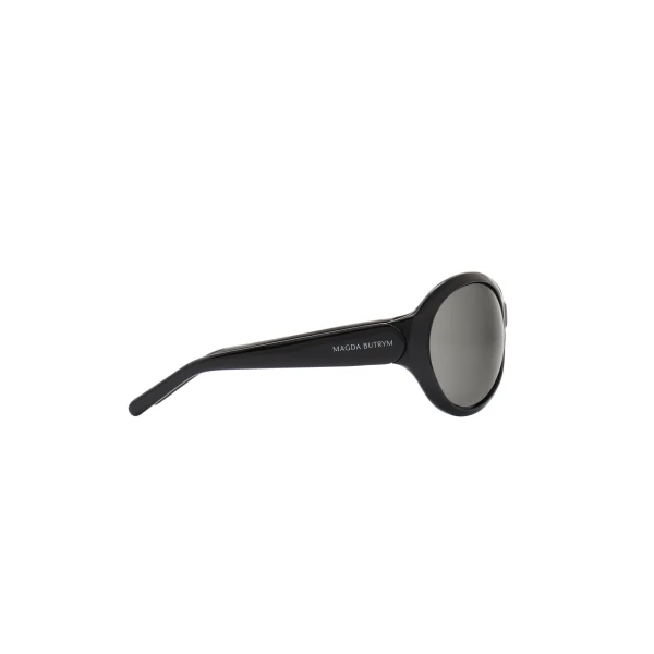 Big round sunglasses in black - Image 2