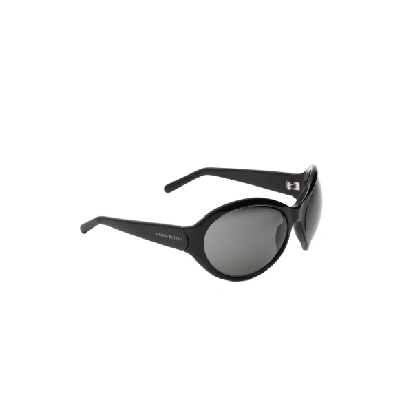 Big round sunglasses in black - Image 3