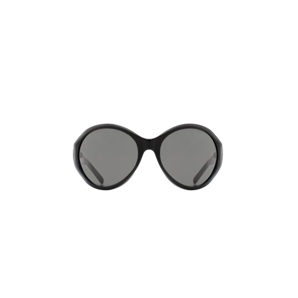 Magda Butrym Big round sunglasses in black