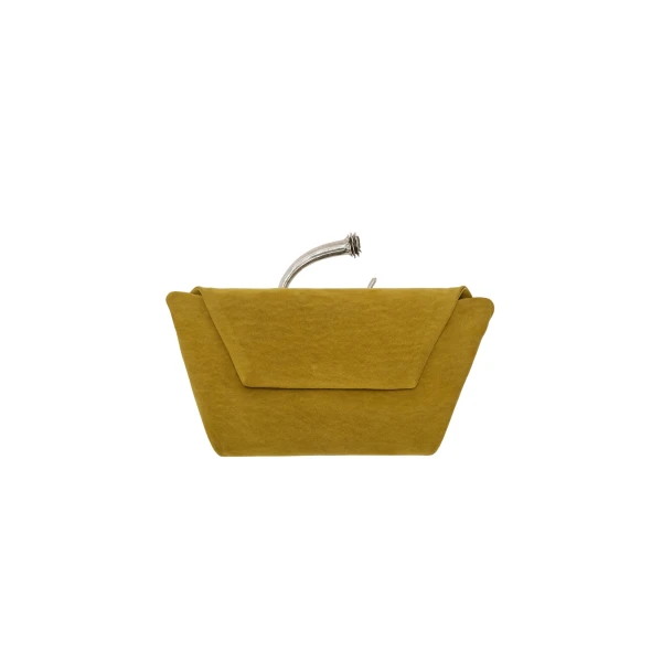 Magda Butrym Bracelet bag in green satin