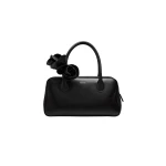 Magda Butrym Brigitte bag in black leather and silver