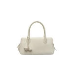 Magda Butrym Brigitte in cream leather with flower charm
