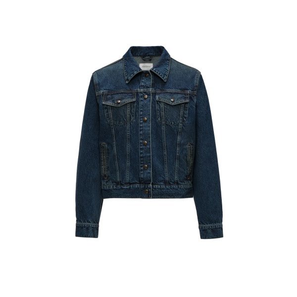Magda Butrym Classic denim jacket in blue