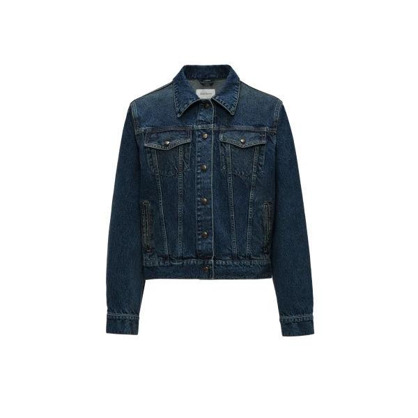 Magda Butrym Classic denim jacket in blue