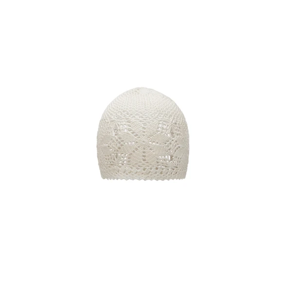 Magda Butrym Crochet beanie in cream
