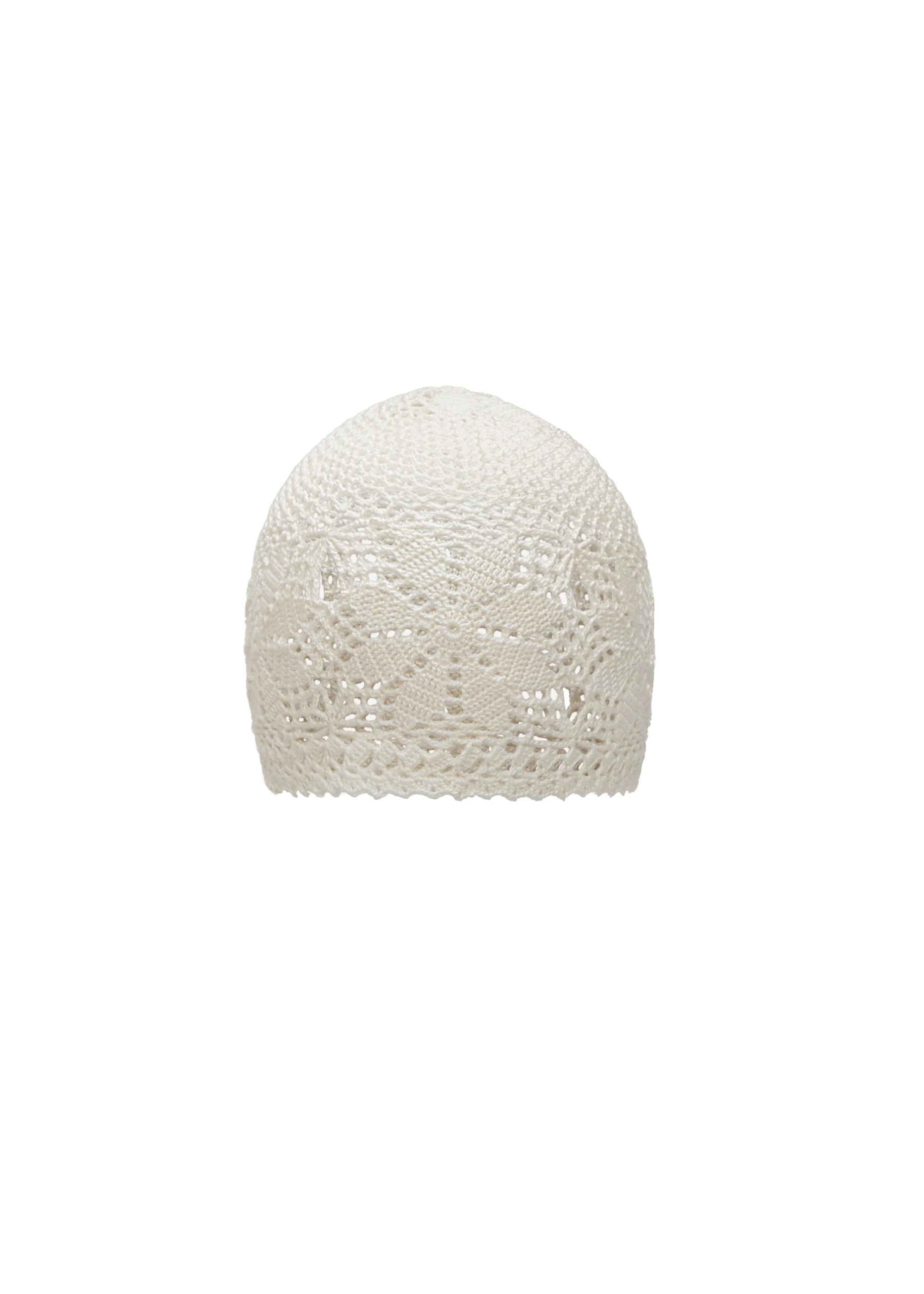 Magda Butrym Crochet beanie in cream | Coveti Magda Butrym Crochet beanie in cream
