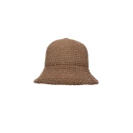 Magda Butrym Crochet bucket hat in brown