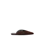 Magda Butrym Crochet flat mules in brown