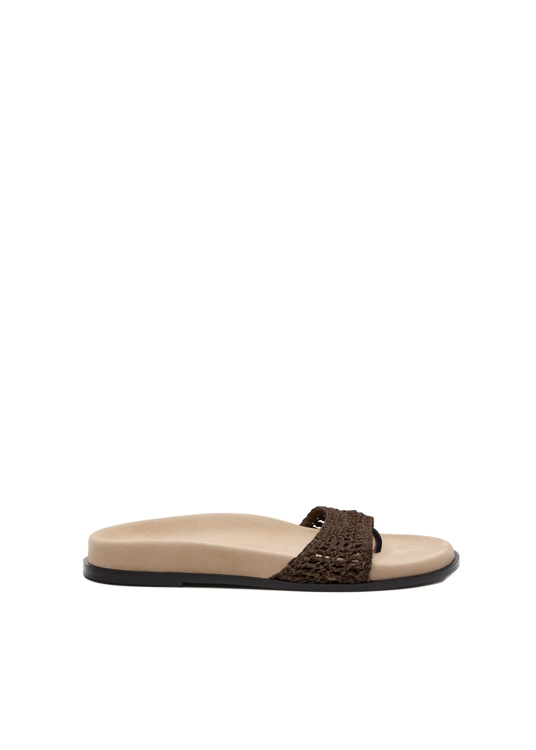 Magda Butrym Crochet strap sandals in brown | Coveti Magda Butrym Crochet strap sandals in brown