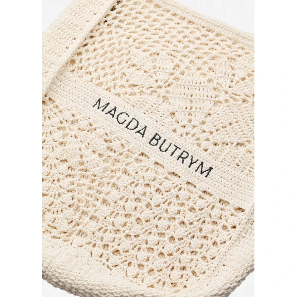 Crochet tote in cream - Image 5