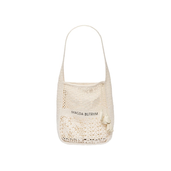 Magda Butrym Crochet tote in cream