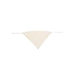 Magda Butrym Crochet triangle scarf in cream