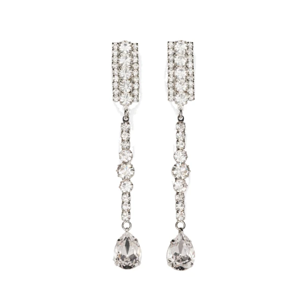 Magda Butrym Crystal drop earrings in silver