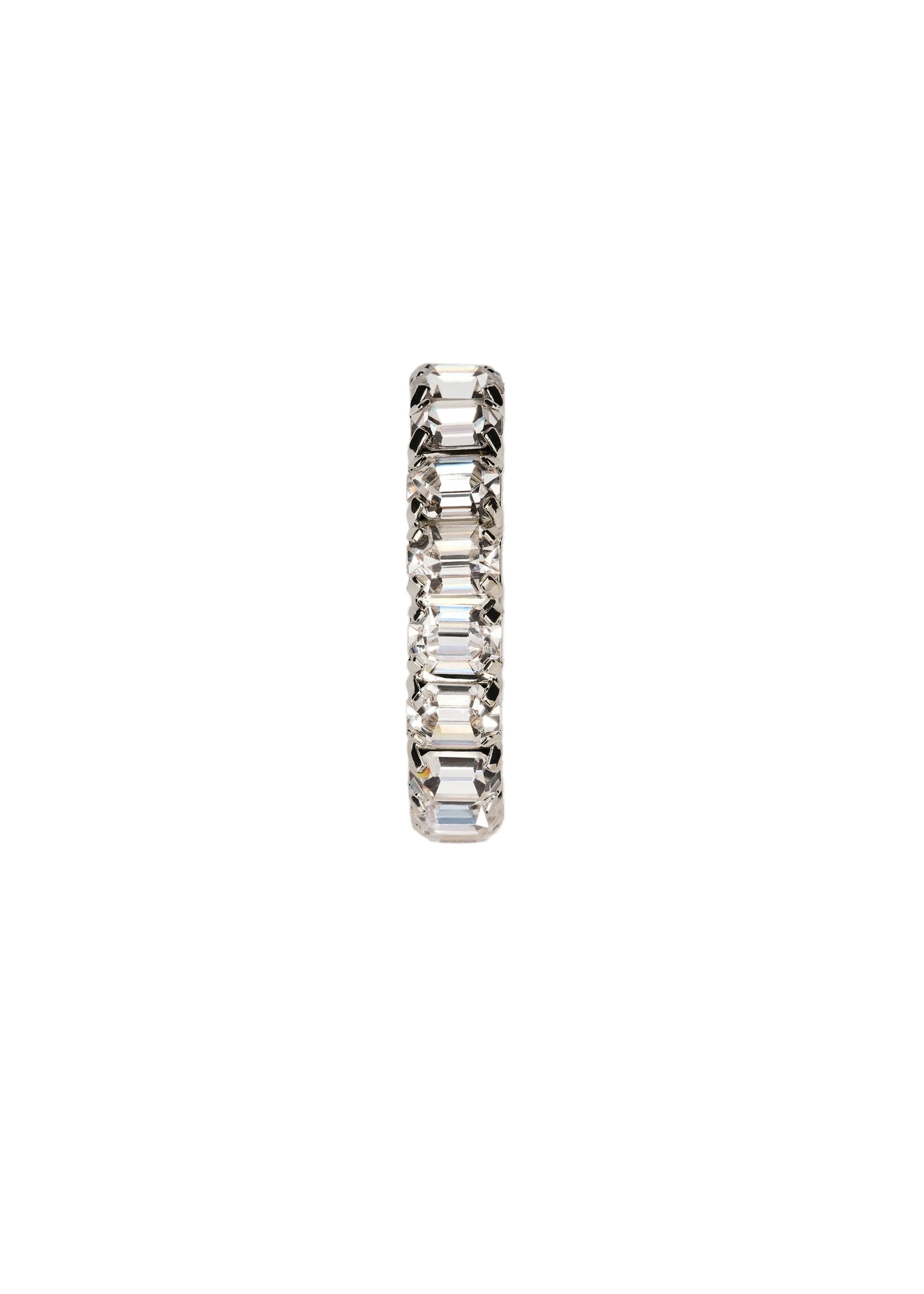 Magda Butrym Crystal earcuffs in silver | Coveti Magda Butrym Crystal earcuffs in silver