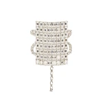 Magda Butrym Cuff bracelet with silver crystals