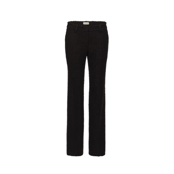 Magda Butrym Flared tailored bouclé trousers in black