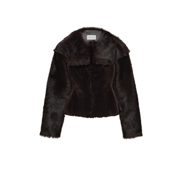 Magda Butrym Fur jacket in brown