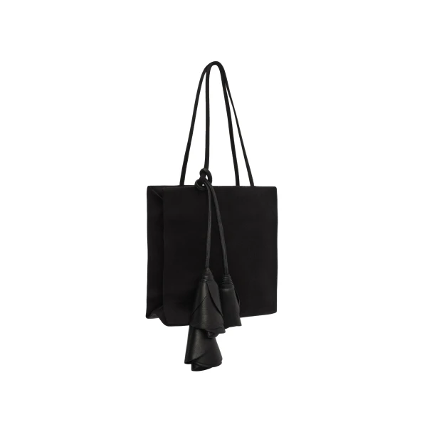 Julia bag in black satin - Image 2