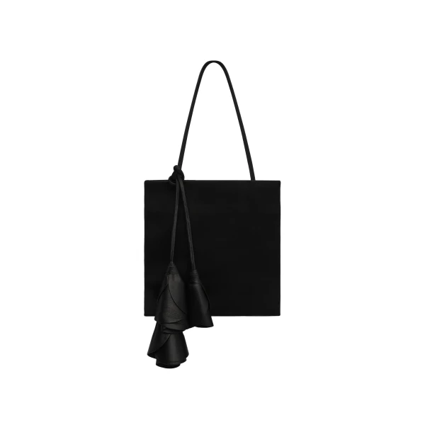 Julia bag in black satin