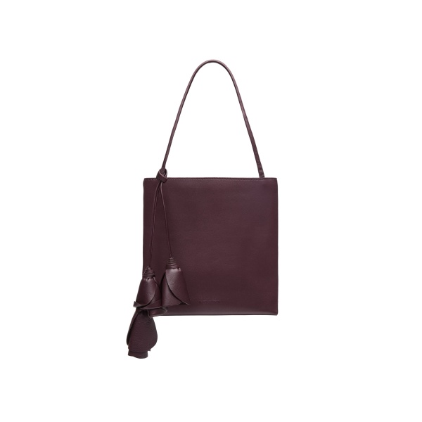 Magda Butrym Julia bag in burgundy leather