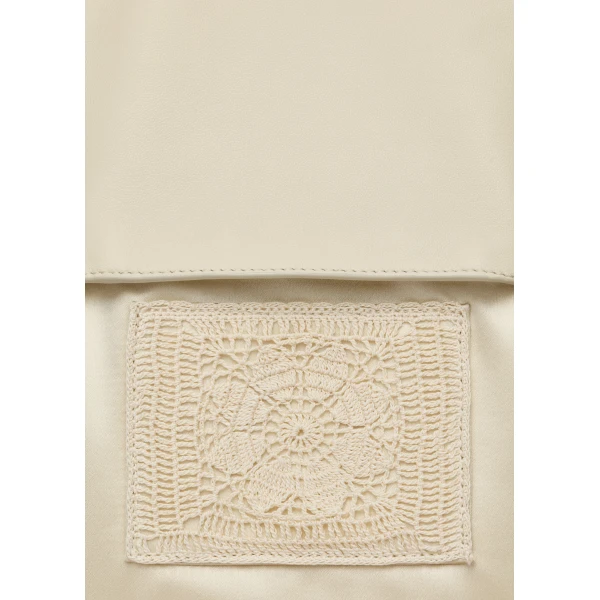Julia bag in cream leather - Image 5
