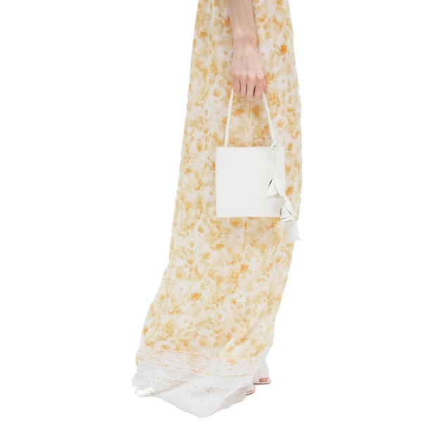 Julia bag in cream leather - Image 6