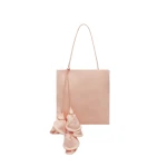 Magda Butrym Julia bag in pink satin