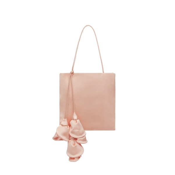 Magda Butrym Julia bag in pink satin