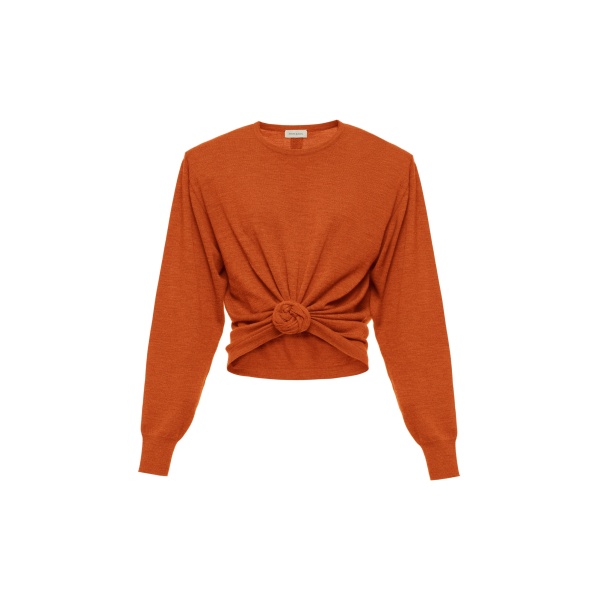 Magda Butrym Knotted longsleeve in orange