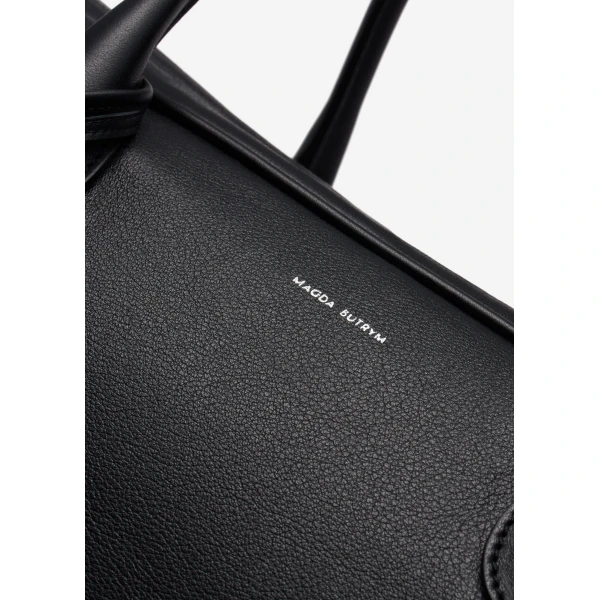 Large Brigitte bag in black leather - Image 3