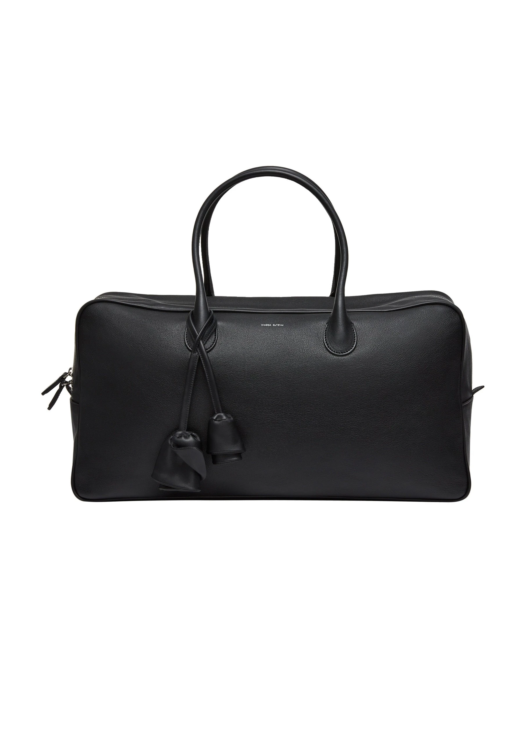 Magda Butrym Large Brigitte bag in black leather | Coveti Magda Butrym Large Brigitte bag in black leather