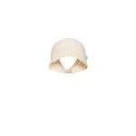 Magda Butrym Lattice crochet visor in cream