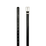 Magda Butrym Leather belt with rectangular buckle in black