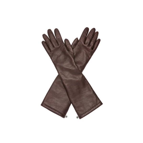 Leather gloves in brown