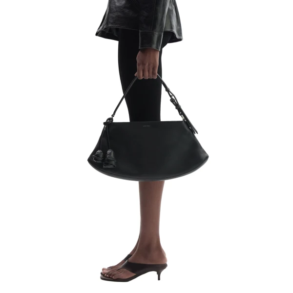 Maya bag in black leather - Image 5