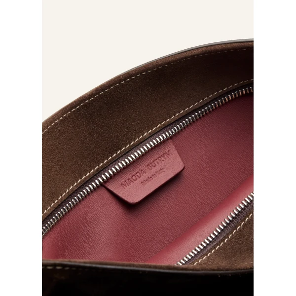 Maya bag in brown suede - Image 5