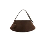 Magda Butrym Maya bag in brown suede