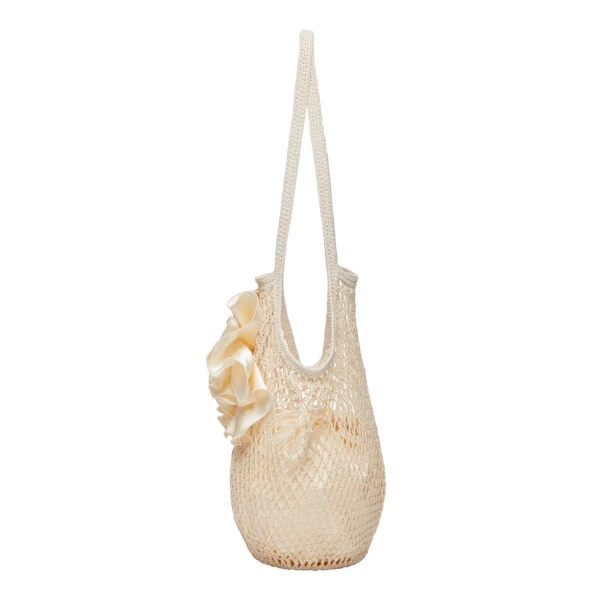 Medium Devana bag in cream - Image 2