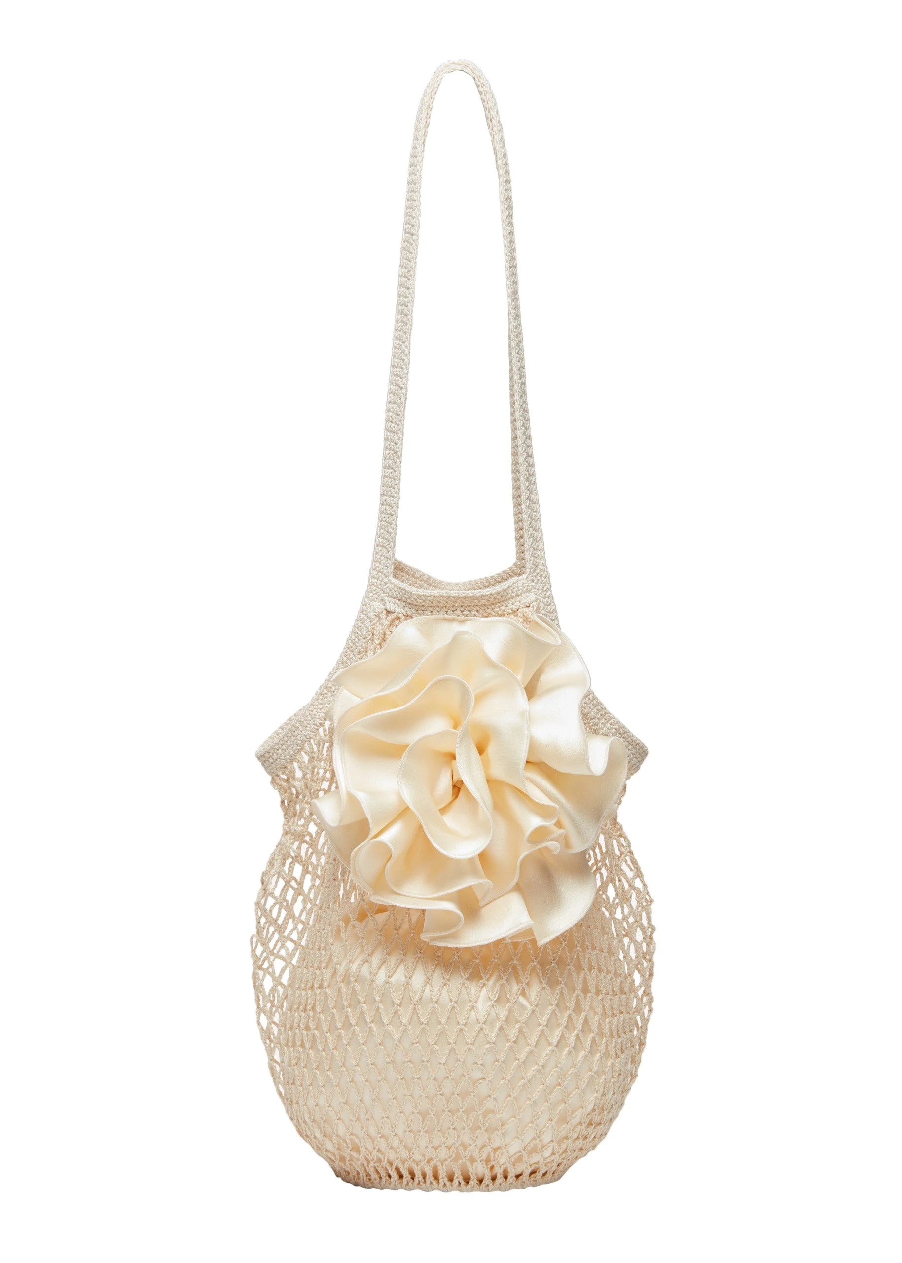 Magda Butrym Medium Devana bag in cream | Coveti Magda Butrym Medium Devana bag in cream