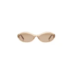 Magda Butrym Oval sunglasses in beige