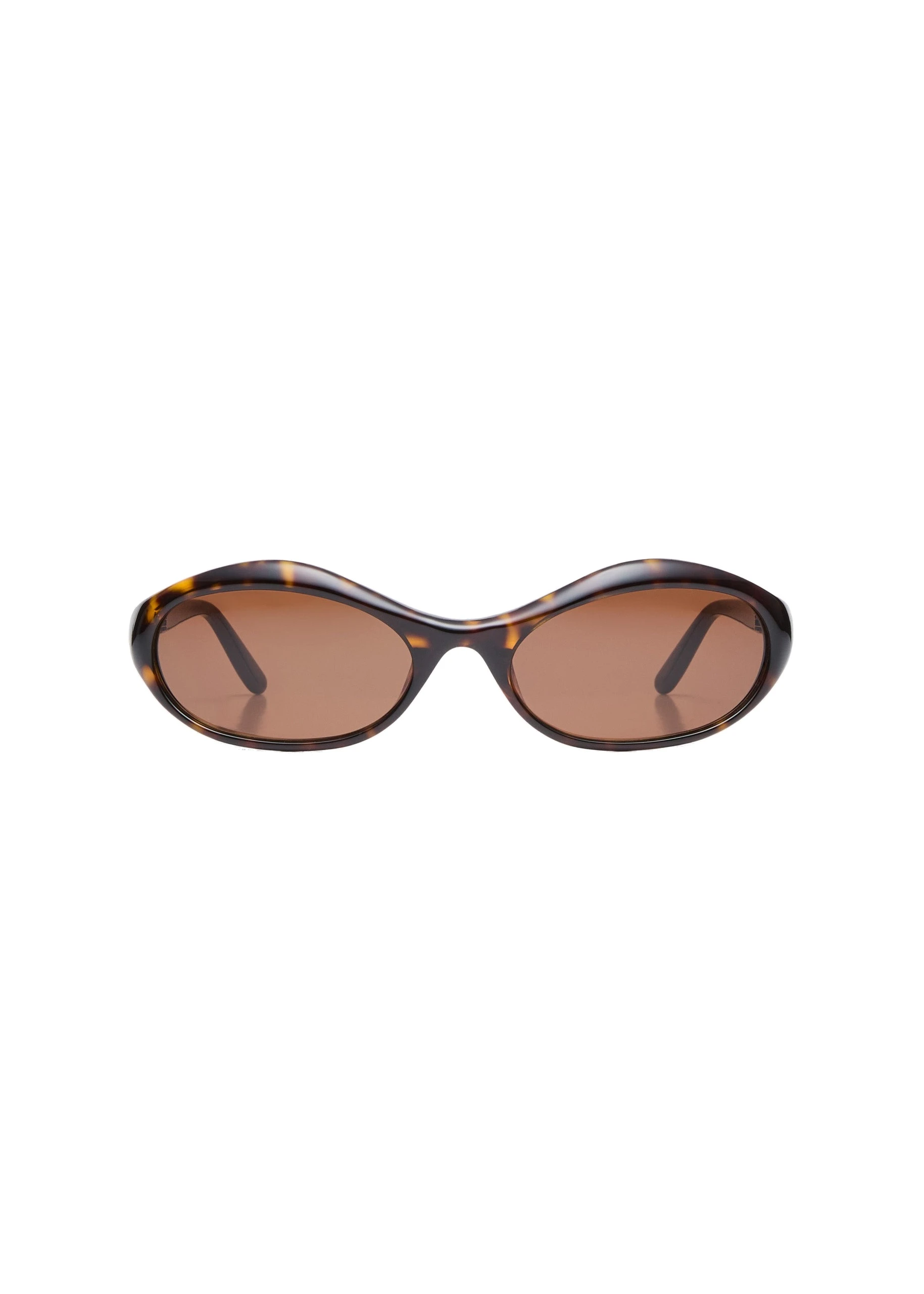 Magda Butrym Oval sunglasses in brown | Coveti Magda Butrym Oval sunglasses in brown
