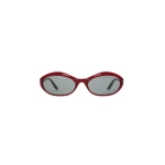 Magda Butrym Oval sunglasses in burgundy
