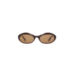 Magda Butrym Oval sunglasses in milky brown