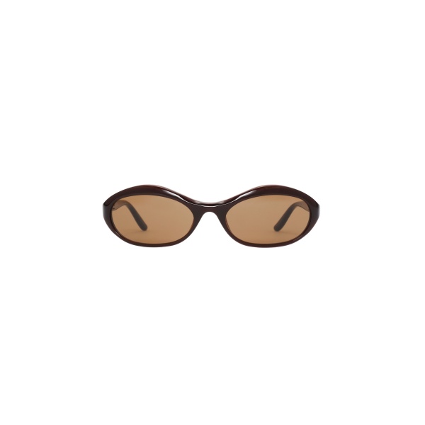Magda Butrym Oval sunglasses in milky brown