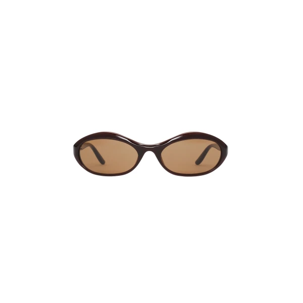 Magda Butrym Oval sunglasses in milky brown
