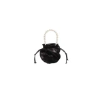 Magda Butrym Pearl Magda bag in black satin