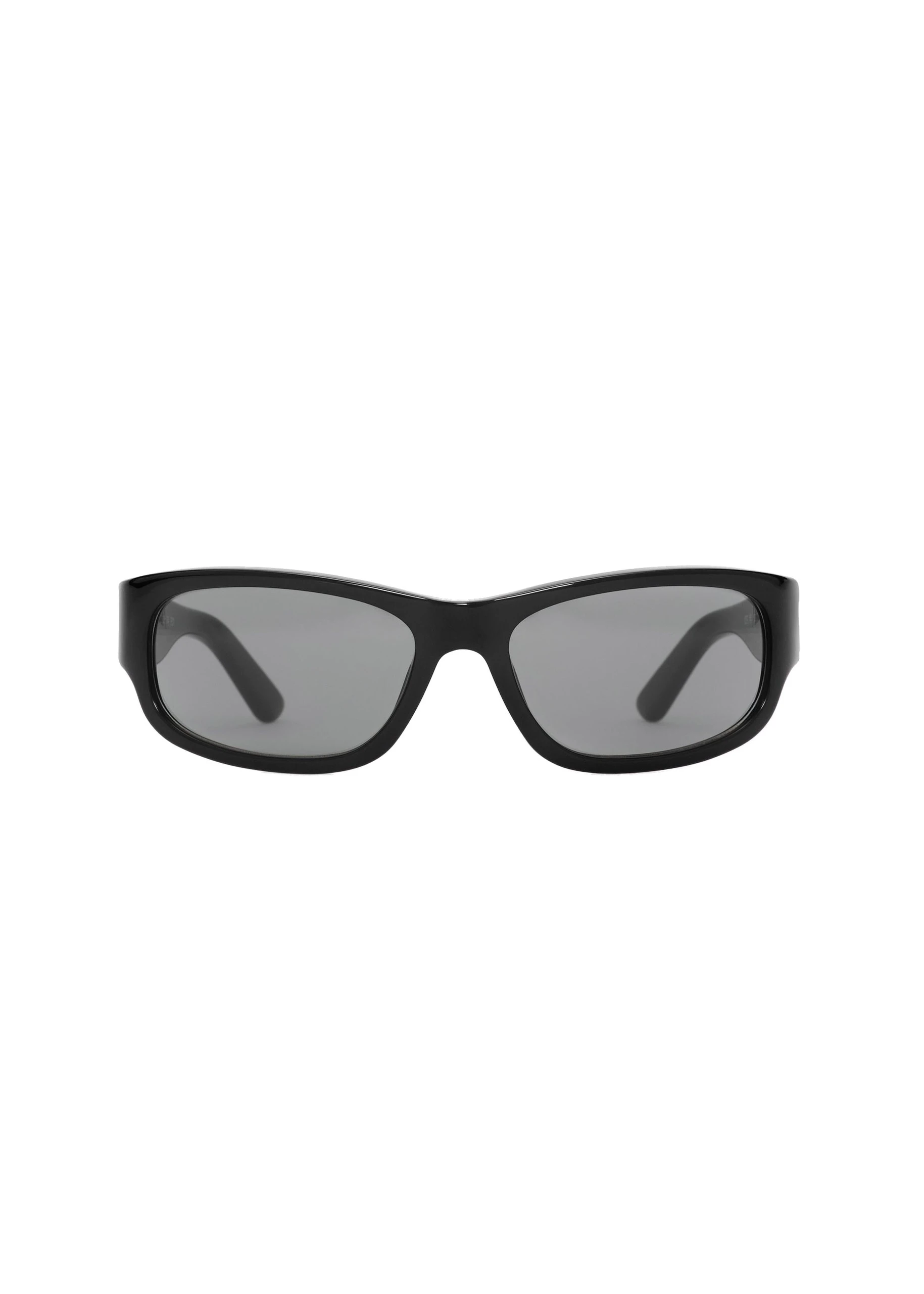 Magda Butrym Rectangular sunglasses in black | Coveti Magda Butrym Rectangular sunglasses in black