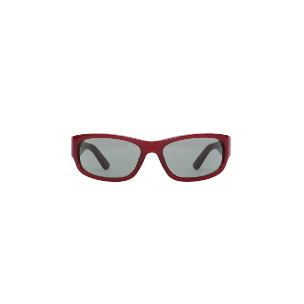 Magda Butrym Rectangular sunglasses in burgundy
