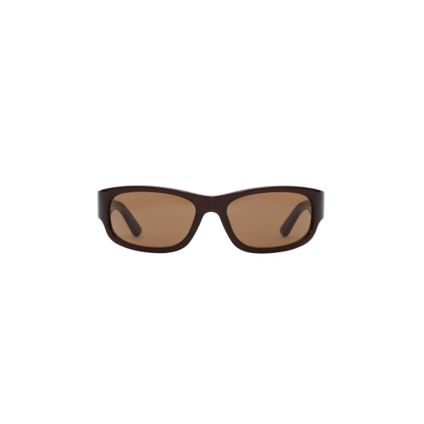 Magda Butrym Rectangular sunglasses in milky brown